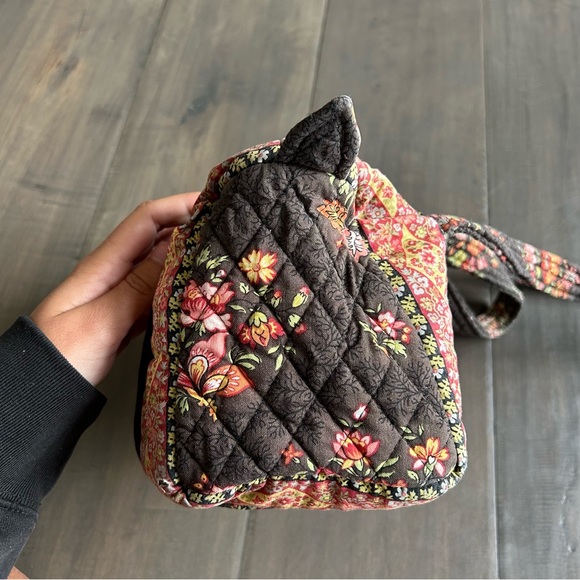 Vera Bradley Retired Brown Shoulder Bag - Picture 4 of 7